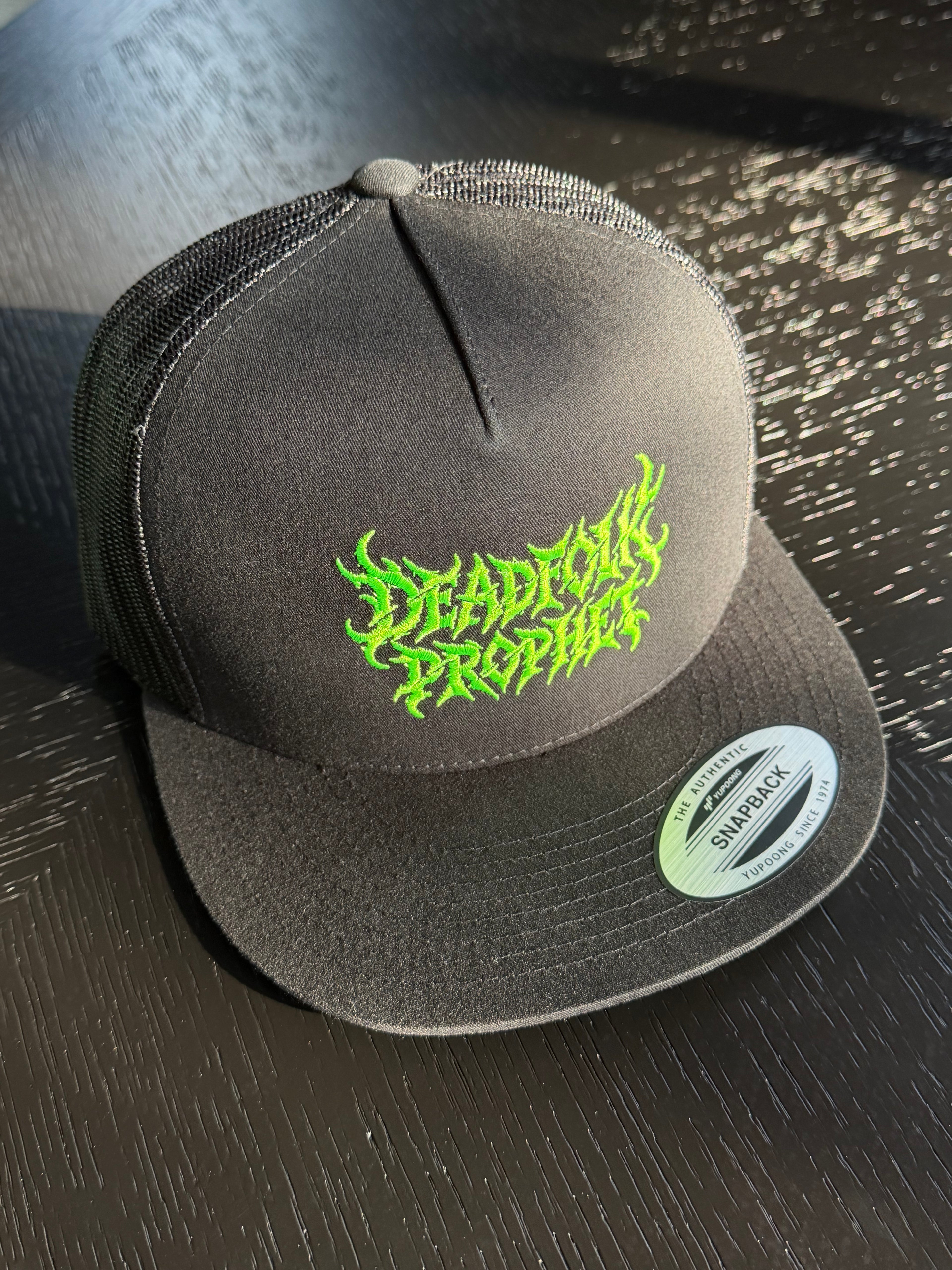 Deadfolk Prophet Slashed Logo Embroidered Trucker Hat