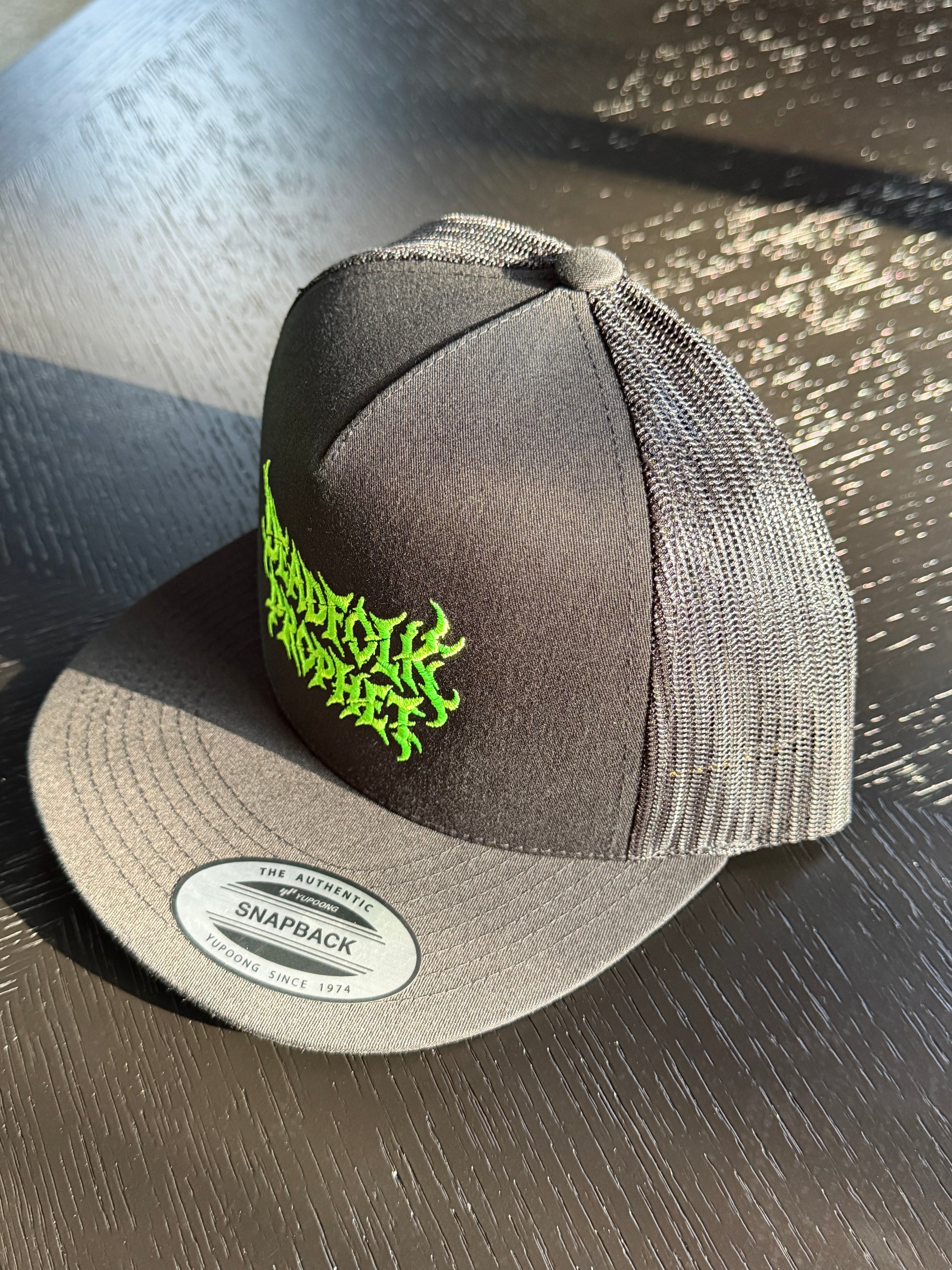 Deadfolk Prophet Slashed Logo Embroidered Trucker Hat