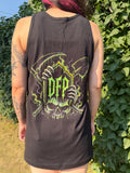 Tombstone Shovel & Scythe | Premium Cotton Black Tank Top