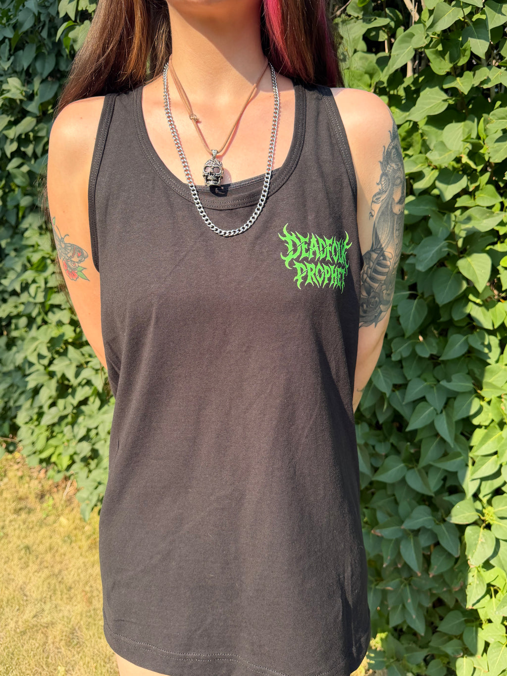 Tombstone Shovel & Scythe | Premium Cotton Black Tank Top