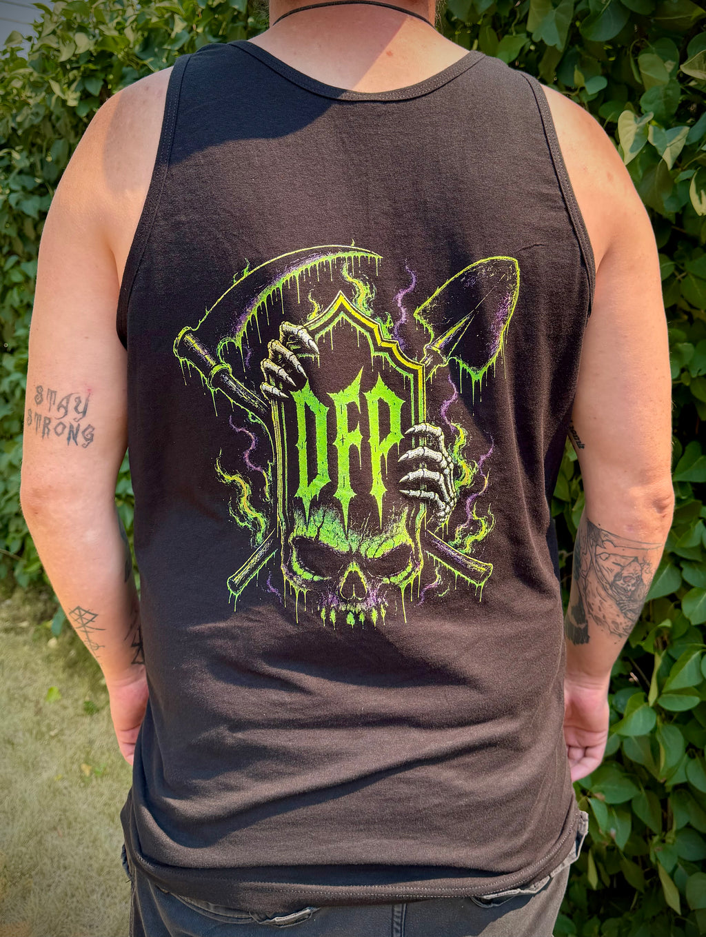 DEADFOLK STARTER BUNDLE | Shovel & Scythe Black Tank Top