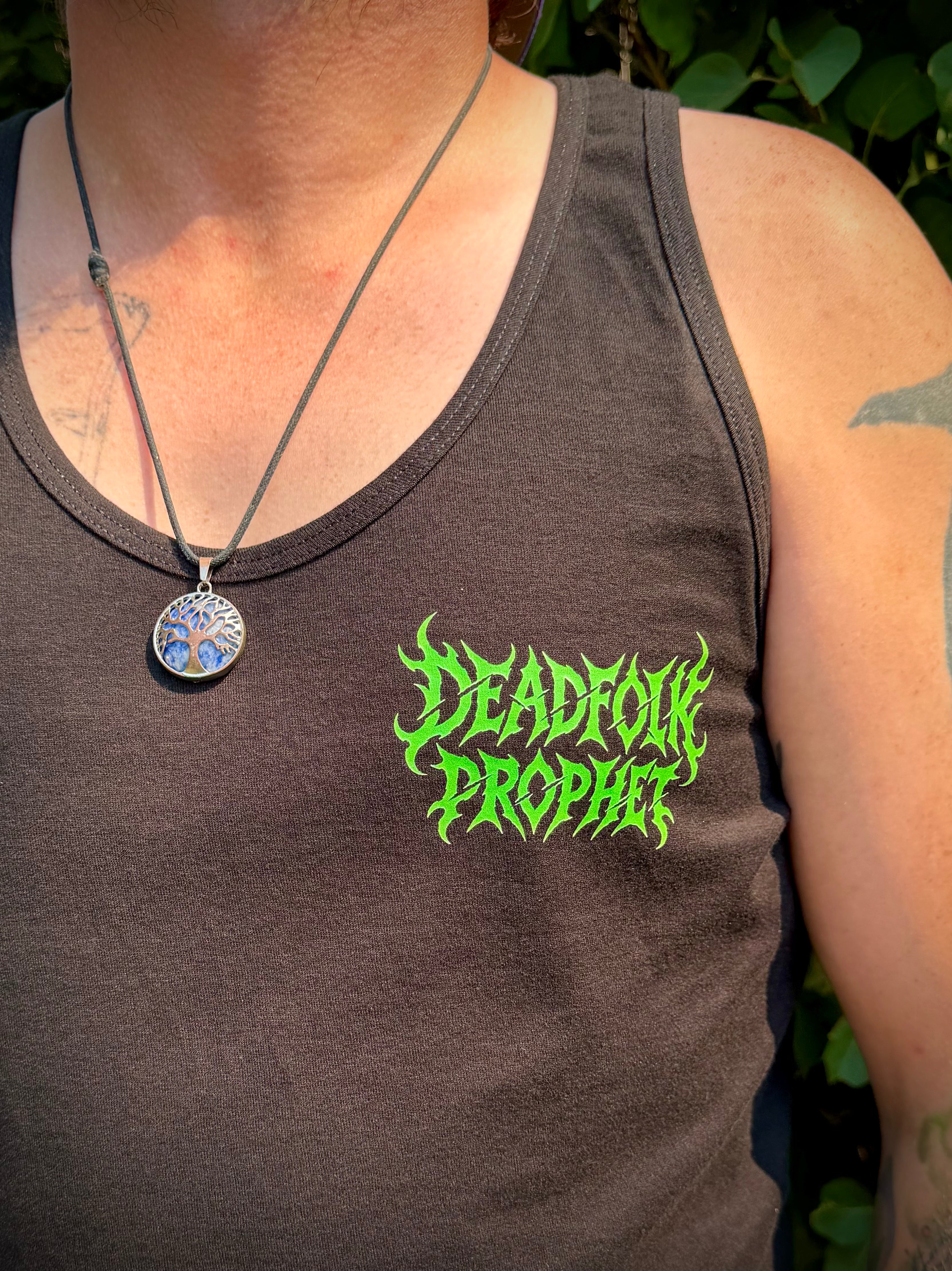 Tombstone Shovel & Scythe | Premium Cotton Black Tank Top