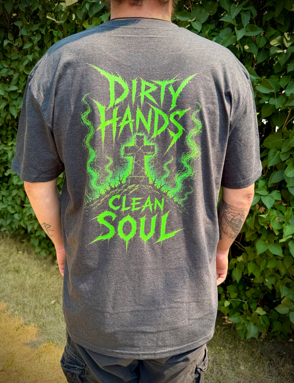 DEADFOLK STARTER BUNDLE | Dirty Hands, Clean Soul Charcoal T-Shirt