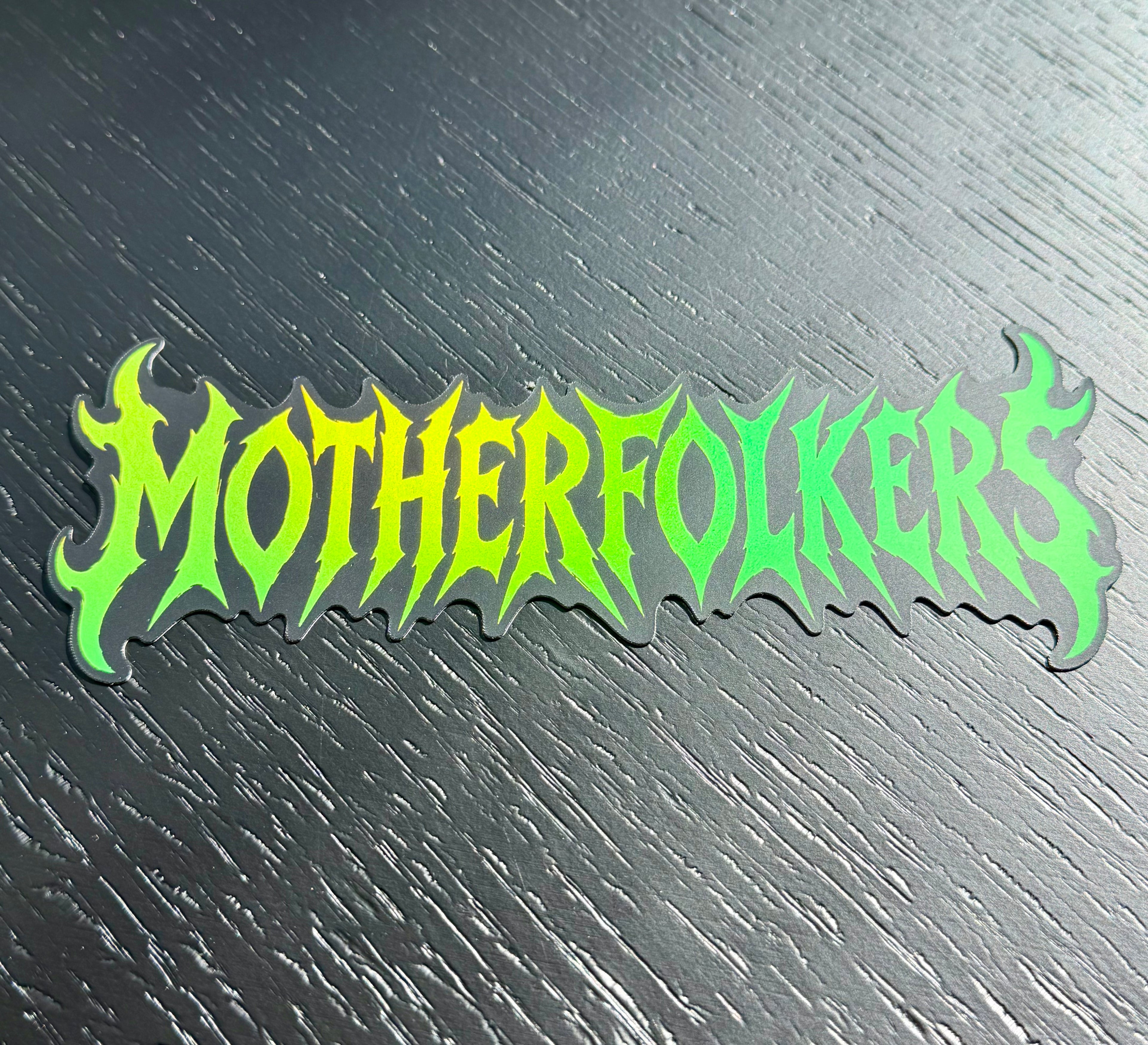 MOTHERFOLKER HOLOGRAPHIC VINYL STICKER