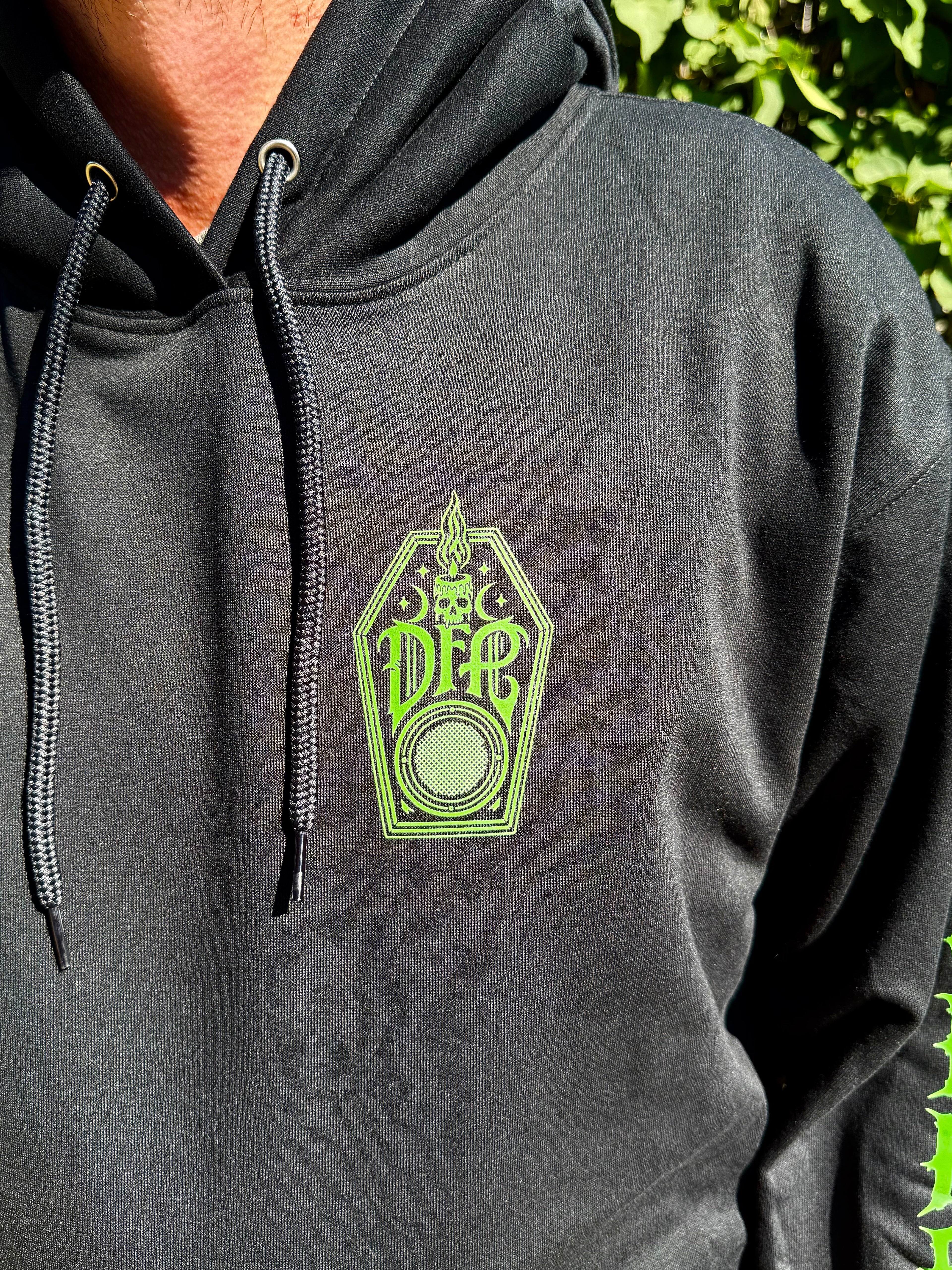 DEADFOLK PROPHET BLACK HOODIE / DOUBLE SLEEVE EDITION