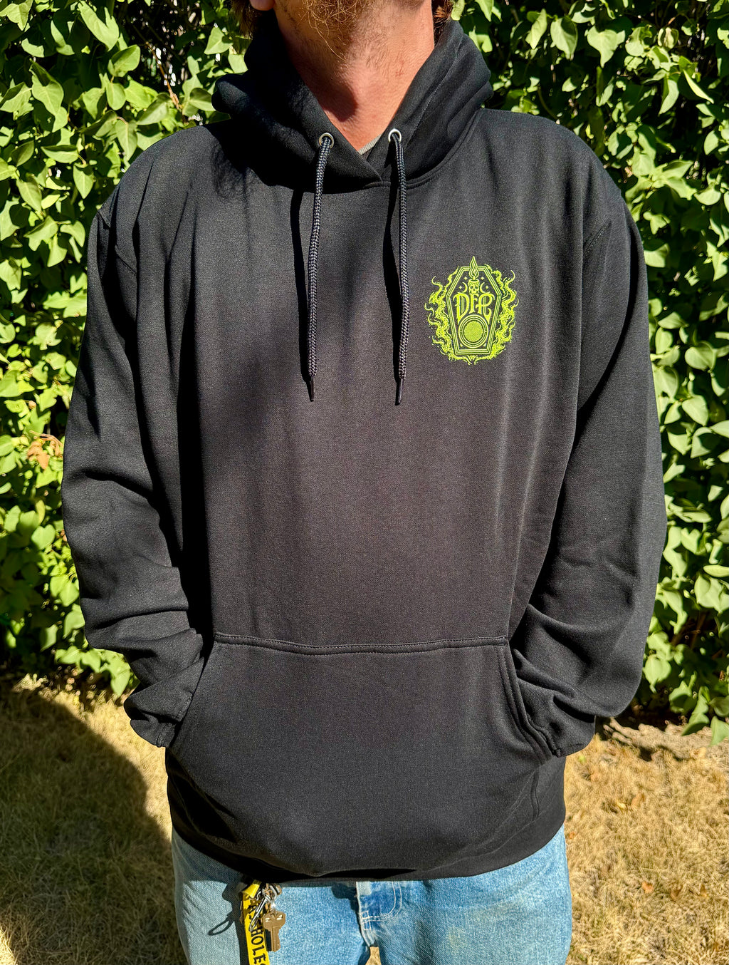 DEADFOLK PROPHET BLACK HOODIE / GRAVE SIGNAL EDITION
