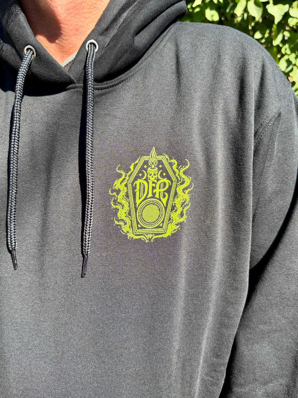DEADFOLK PROPHET BLACK HOODIE / GRAVE SIGNAL EDITION