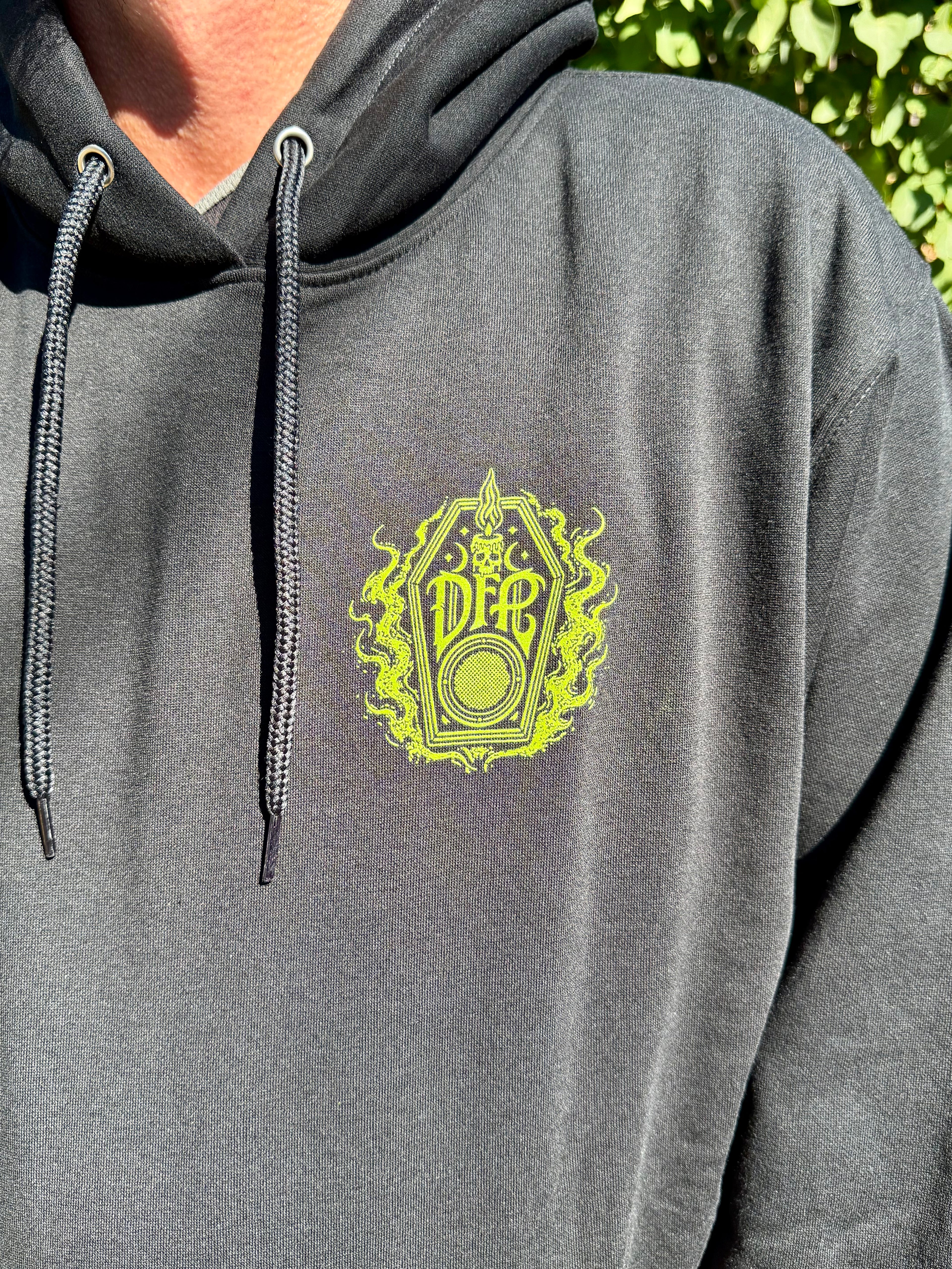 DEADFOLK PROPHET BLACK HOODIE / GRAVE SIGNAL EDITION